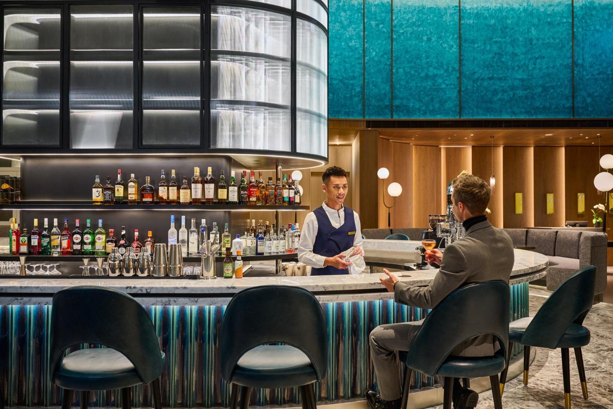 Intercontinental Kaohsiung By Ihg Hotel Екстериор снимка The bar at the new lounge